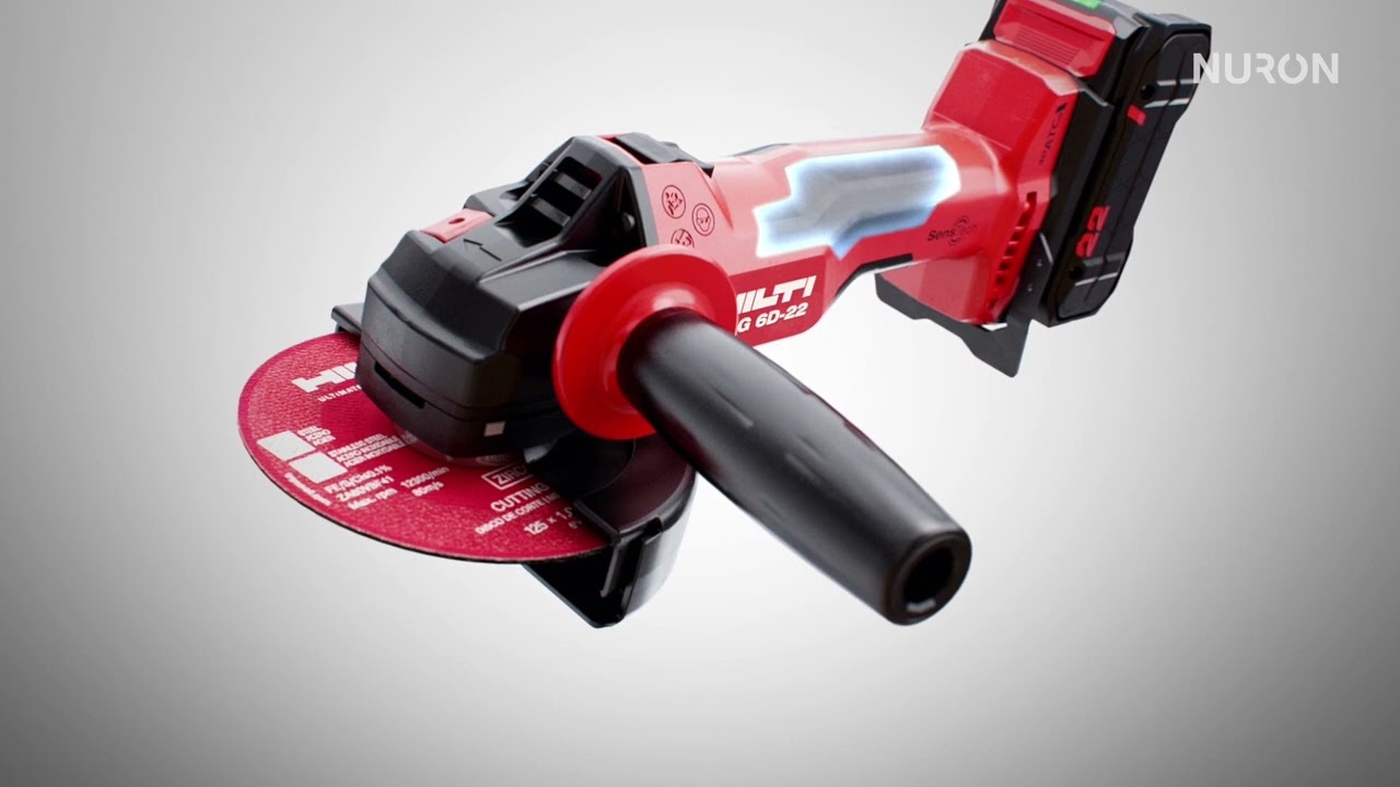 Meuleuse d'angle sans fil AG 6D-22 Nuron de Hilti