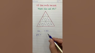Cách đếm số hình Tam giác dễ dàng #vutienthanh #toantieuhoc  #toantuduyedison #math