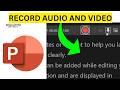 How To Record Audio and Video on Powerpoint(EASY)