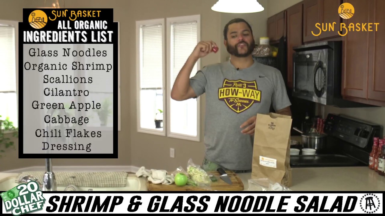budget cooking recipes 20 Dollar Chef — Shrimp & Glass Noodle Salad
