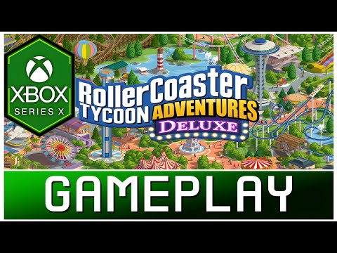 Rollercoaster Tycoon Adventures Deluxe | Xbox Series X Gameplay