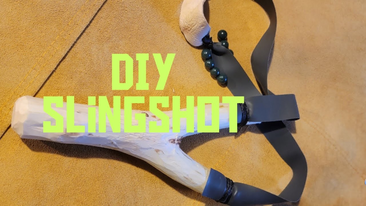 HOW TO tie your catapult / slingshot bands on (close up) 