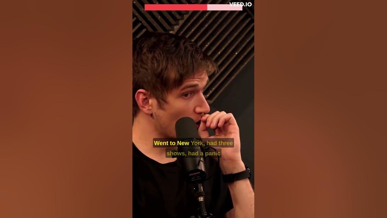 Bo Burnham's Panic Attacks on Stage π§π€#shorts Bo Burnham's Panic Attacks on Stage π§π€#shorts