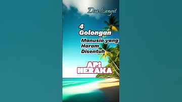 4 Golongan Manusia yang Haram disentuh API NERAKA