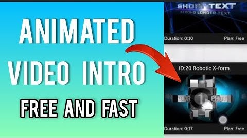 How to create flixpress animated intro video on mobile | Tutorial for beginners