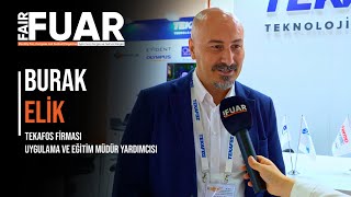 Kalite23 Fuarı - Tekafos Firması Uygulama Ve Eğitim Müdür Yardımcısı Burak Elik Resimi
