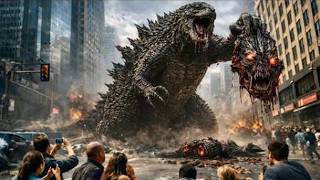 Jab Giant Godzilla Do Dangerous Monsters Se Ghir Gaya (Godzilla 2014 Movie Explained Hindi/Urdu)