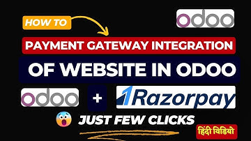 Odoo Payment Gateway Integration | Razorpay Payment Gateway Integration in Odoo eCommerce Website