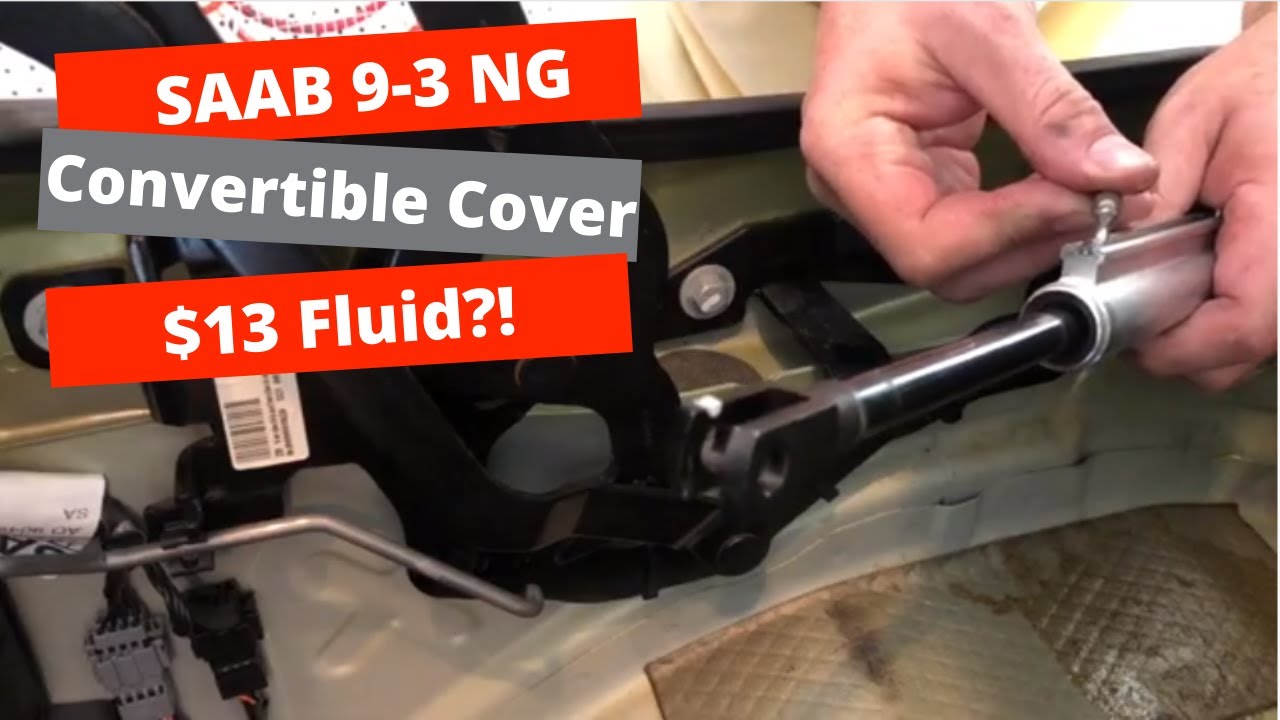 SAAB 93 Convertible Top Hydraulic Cylinder YouTube