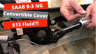 SAAB 9-3: Convertible Top Hydraulic Cylinder