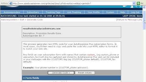 27  Placing your autoresponder HTML code to your website so that you can start