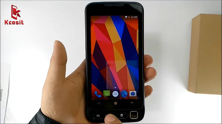 Kcosit V720 2D Laser Barcode Scanner Android 7.0  PDA Terminal Fingerprint Reader Waterproof