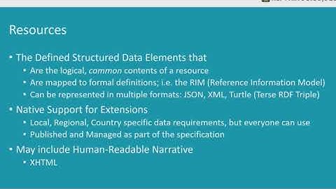 A General Introduction to FHIR