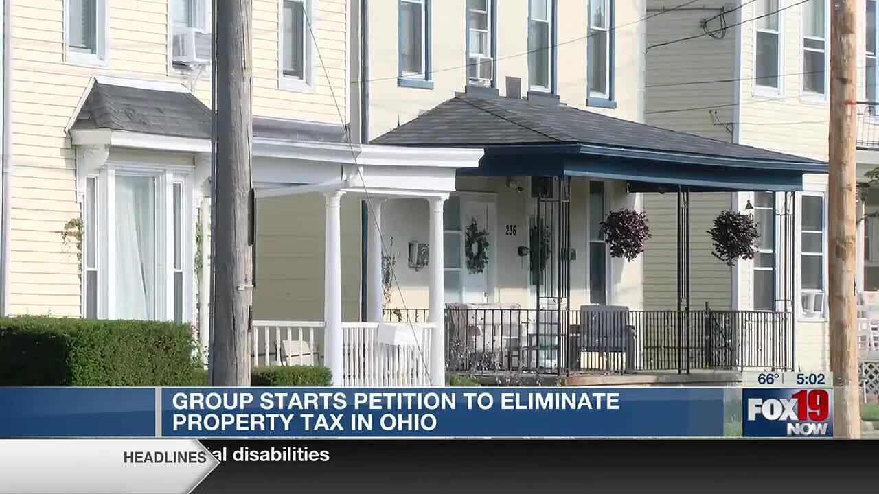 Group stats petition to eliminate property tax in Ohio - YouTube