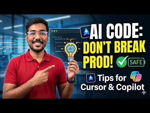 How to Use AI (Cursor/Copilot) Without Breaking Your Production Code 🤖🔥