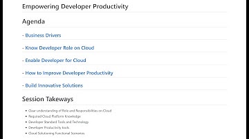 Developer Productivity Tools on Cloud