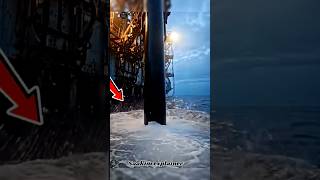 समंदर की गहराइयों से तेल कैसे निकाला जाता है? 🌊 Offshore Drilling Explained.#facts #ocean