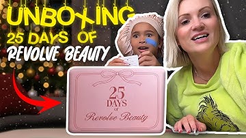 UNBOXING 25 days of Revolve Beauty Advent Calendar! 🎁😱