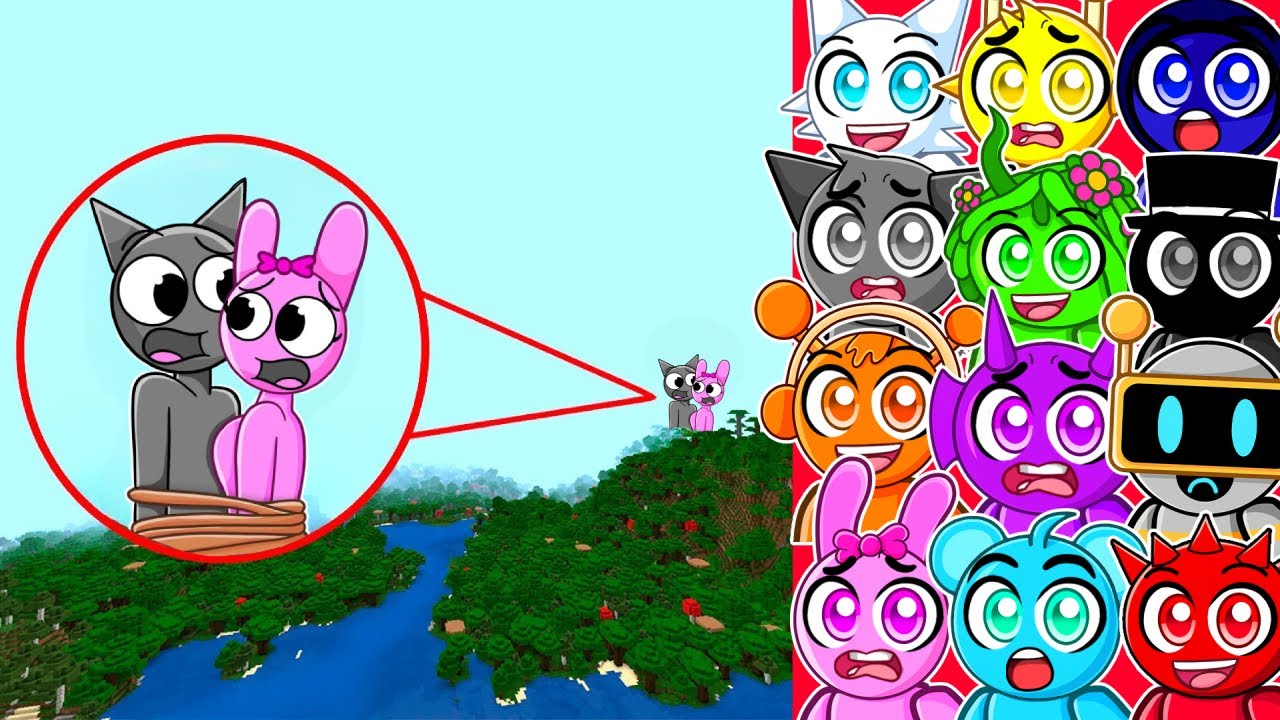 Reacting to AWKWARD SPRUNKIS FOUND in Minecraft!