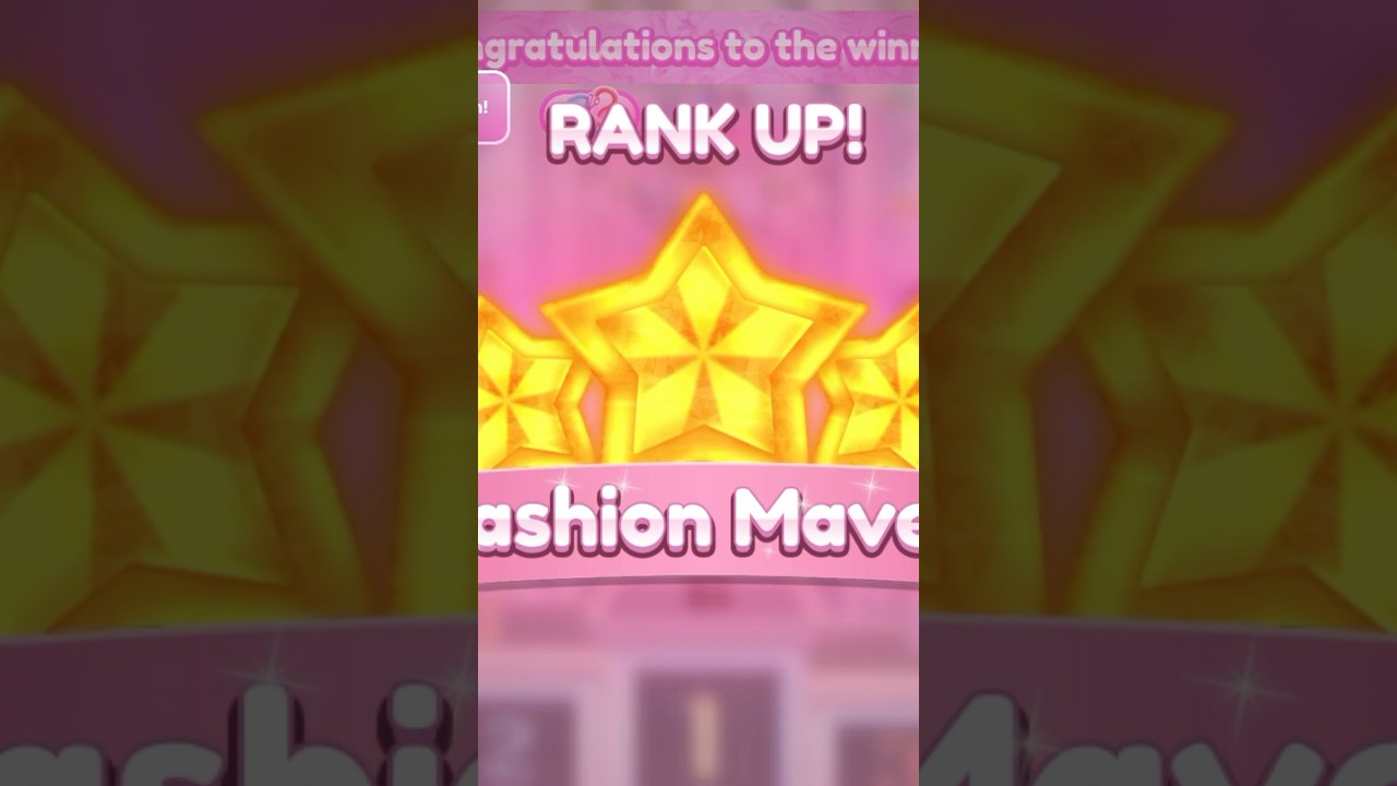 Ranking up to fashion maven 