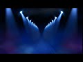 Blue lights hallway stage photography background stage video background