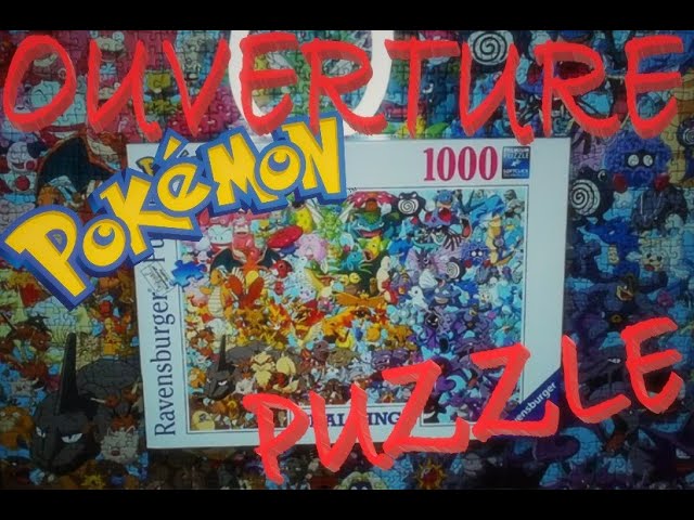 Découverte et Construction PUZZLE POKEMON (1000 pièces) 