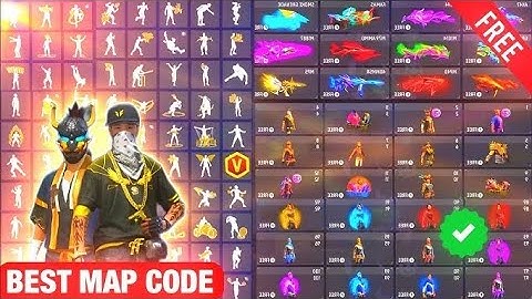 Best Craftland Map Code 💯😱🔥 | Map Code All Evo Gun Max And Bundle | FFCraftlandCraftland Map Code