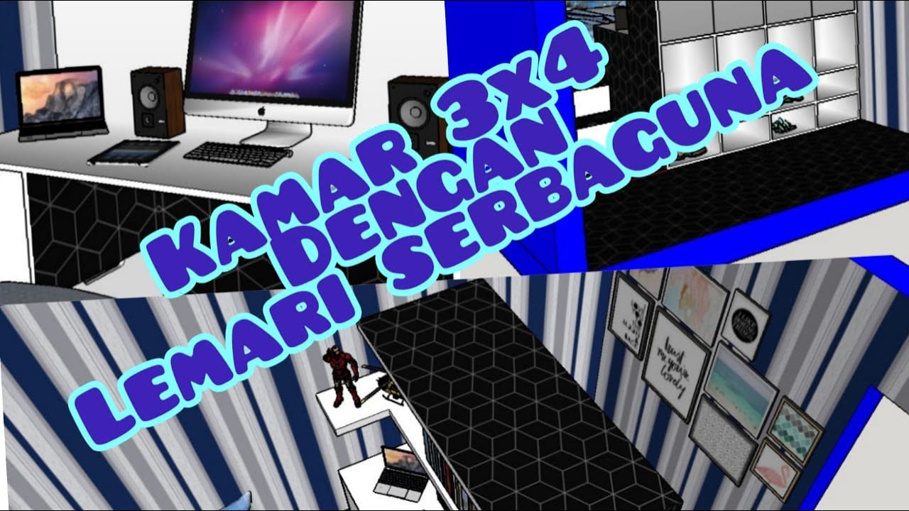  Desain  Kamar  tidur  ukuran 3 x 4 meter 013 YouTube