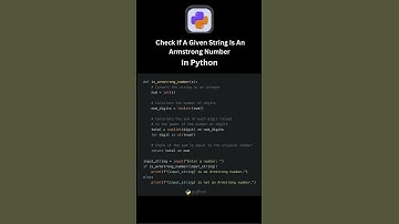 Python Armstrong Number Checker: Verify if a Number is Narcissistic #PythonProgramming #python #code
