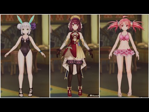 Atelier Sophie 2 - Costume Sets Showcase - Legacy Swimsuits + Grandma&rsquo;s Outfit! | [DLC Outfits]