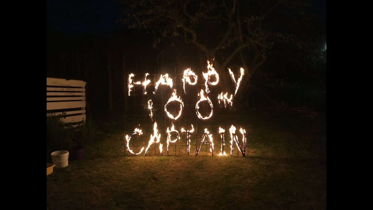 Captain Tom Moore 100th Birthday Fire Rope. - YouTube