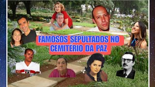 Tombs Of Famous People Buried In The Peace Cemetery In So Paulo