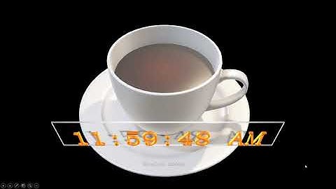 Free Digital Clock for PowerPoint Presentations - MatsClock 120040a