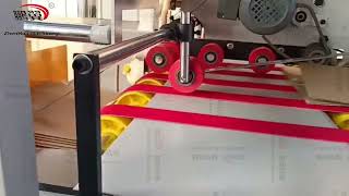 BZD Semi Auto Manual Operate Corrugated Cardboard Folder Gluer Machine