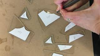 Cutting Stained Glass Pattern Pieces