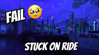 Ride FAIL. Mickey & Minnie Runaway Railway Ride - Daisy Glitches - Stuck on Ride