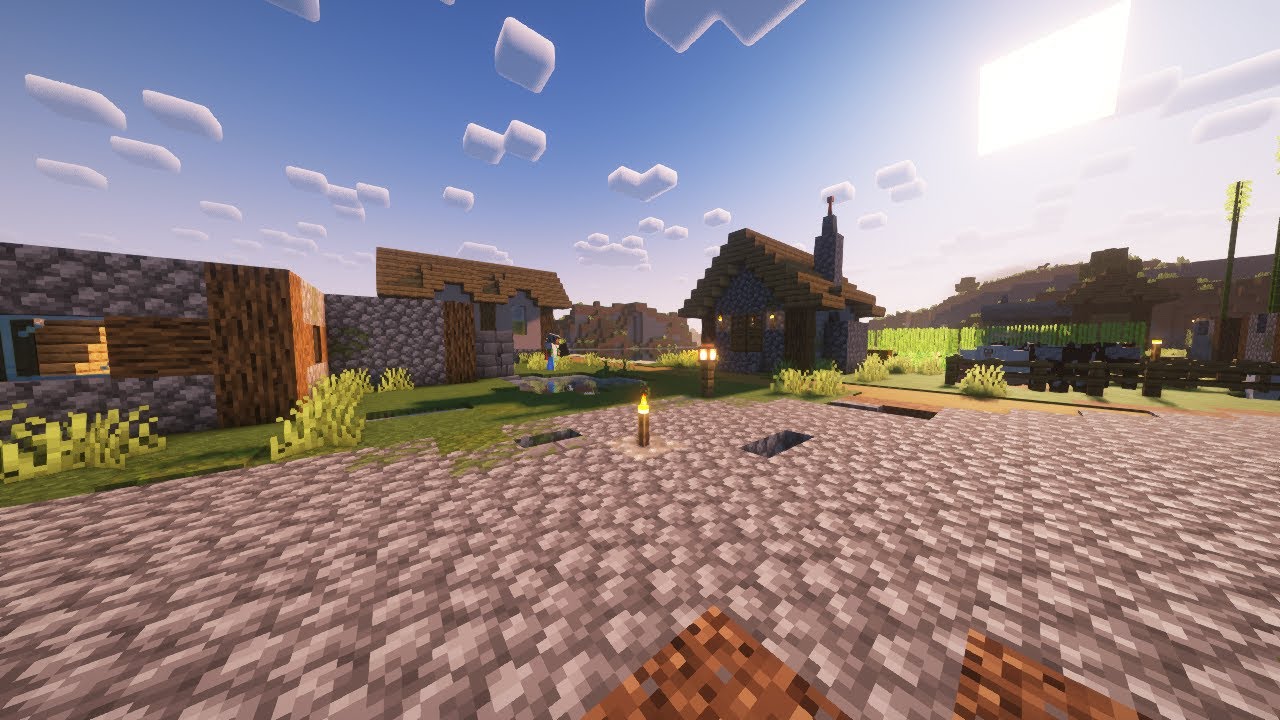 Decorative survival ep.11 - Building the village part 1 - YouTube