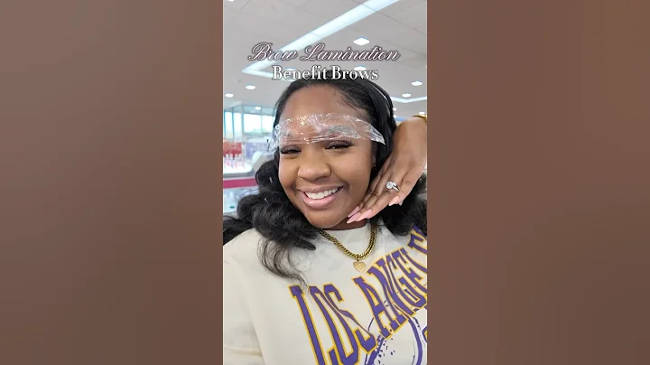 Come with me to get my brows laminated and tinted at Ulta with benefit cosmetics #browlamination