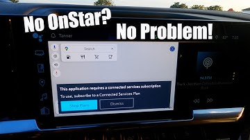 How to use Maps in a 2021+ GM Vehicle WITHOUT an OnStar Subscription