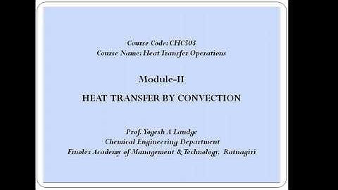 Convective Heat Transfer Correlations for Internal Flows