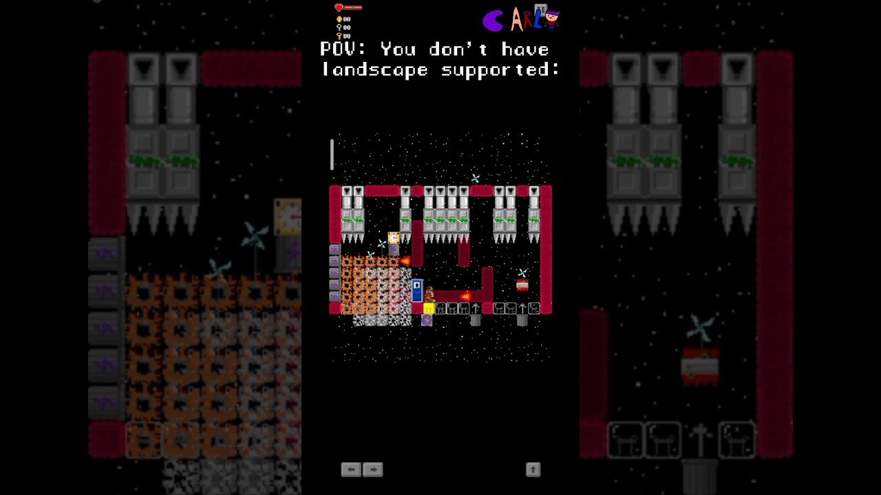 POV: you don't have landscape supported: 