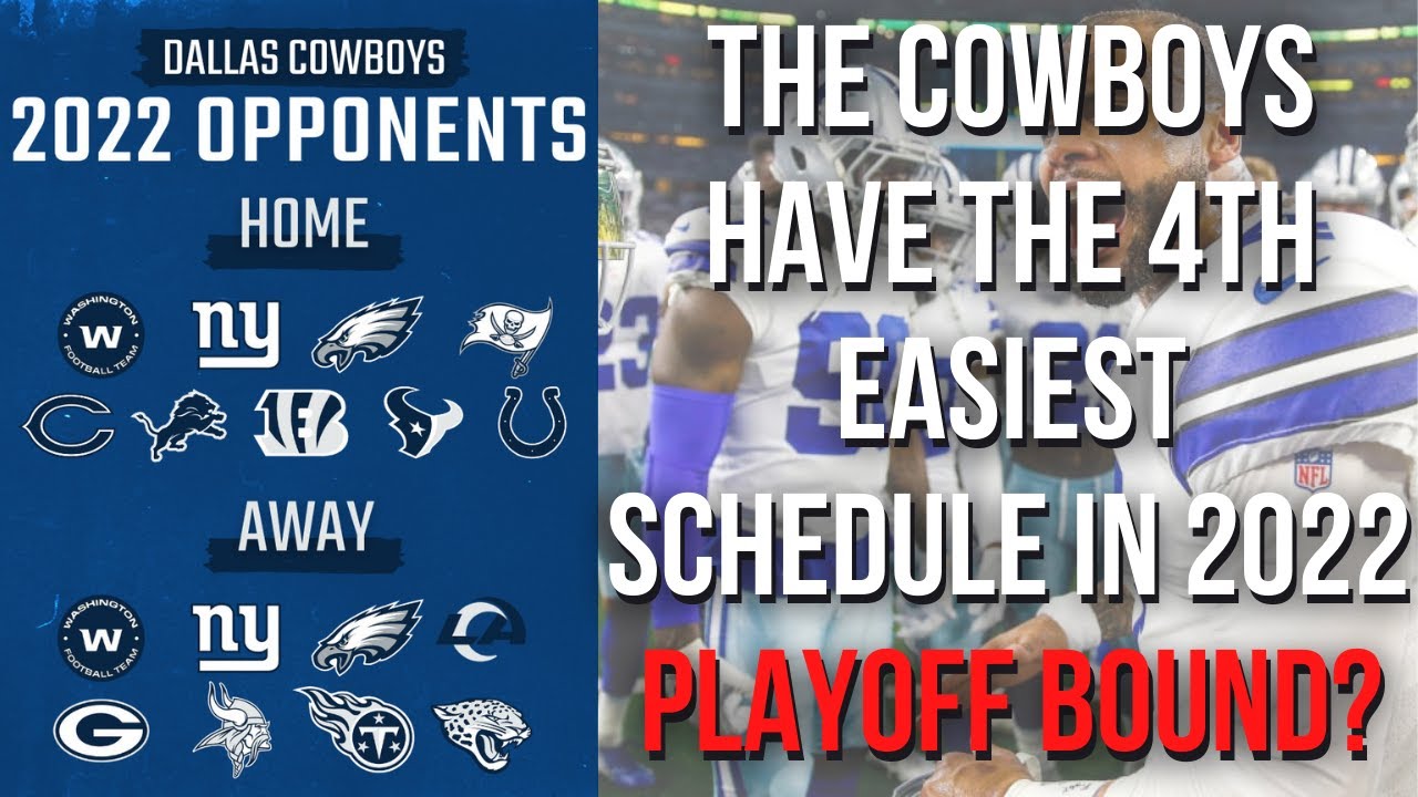 Cowboys schedule 2022: Dates & times for all 17 games, strength of ...