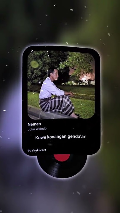 PAK JOKOWI nyanyi lagu Nemen😎#jokowi#ngabowi#indonesia#presiden