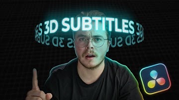 Use Headtracking to Create Advanced 3D Rotating Subtitles | Davinci Resolve Tutorial