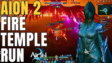 AION 2 Fire Temple - FULL RUN (Templar Level 45) - Party Dungeon Gameplay - New MMORPG - F2P - TW
