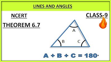 Lines and Angles  Theorem:6.7 proof ||Chapter 6|| Ncert class 9th Maths      #linesandangles