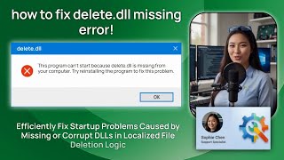 how to fix delete.dll missing error!