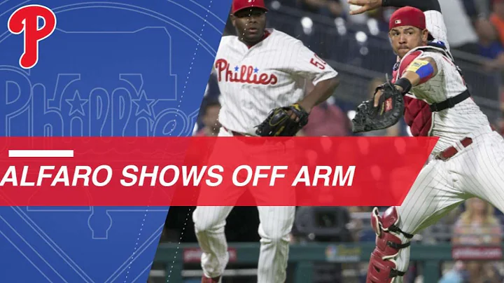 Alfaro shows off his strong arm against Atlanta