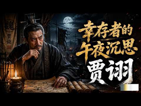 幸存者的午夜沉思：贾诩；生成youtobe爆款封面图 poster