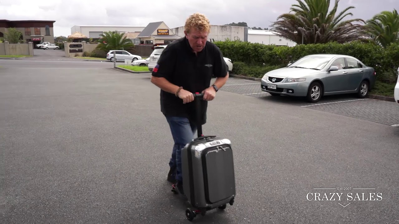 CS16453 Carry On Luggage Scooter YouTube